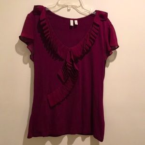 Madison Size Medium Shirt. Burgundy.